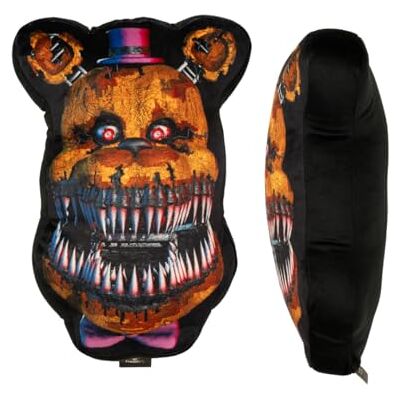 Franco Bedding Super Soft Plush Decorative Throw Pillow (Officially Licensed Product), 15" Tall, Five Nights at Freddy's Franco Bedding Super Soft Plush Decorative Throw Pillow (Officially Licensed Product), 15" Tall, Five Nights at Freddy's
