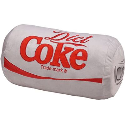 Mark Feldstein & Associates Coca Cola Diet Coke Can Classic Gray Embroidered Plush Throw Pillow, 13 in Mark Feldstein & Associates Coca Cola Diet Coke Can Classic Gray Embroidered Plush Throw Pillow, 13 in