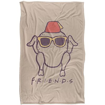 LOGOVISION Friends The Turkey Love Super Soft Snuggle Blanket with Silky Touch 91 x 147 cm LOGOVISION Friends The Turkey Love Super Soft Snuggle Blanket with Silky Touch 91 x 147 cm