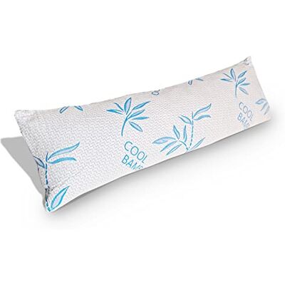 ComfySleep 1 Pack Body Size Rayon Made from Bamboo Pillow for Sleeping, Cooling Shredded Memory Foam Adjustable Bed Pillow with Hypoallergenic, Removable/Washable Cover (Body Pillow) ComfySleep 1 Pack Body Size Rayon Made from Bamboo Pillow for Sleeping, Cooling Shredded Memory Foam Adjustable Bed Pillow with Hypoallergenic, Removable/Washable Cover (Body Pillow)