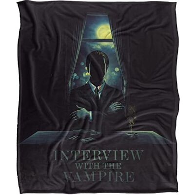 WB 100 Th Interview With The Vampire Silhouette Silky Touch Super Soft Throw Blanket 152 X 127 Cm WB 100 Th Interview With The Vampire Silhouette Silky Touch Super Soft Throw Blanket 152 X 127 Cm