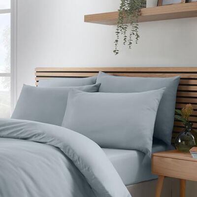 Catherine Lansfield So Soft Non-Iron Standard Pillowcase 4 Pack Slate Grey Catherine Lansfield So Soft Non-Iron Standard Pillowcase 4 Pack Slate Grey