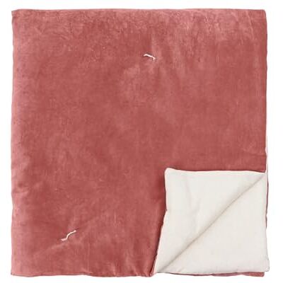 furn. Wylder Edie Bedspread – Soft Quilted Reversible Linen Look Cotton Velvet Bed Throw (Rose – 140x220cm) furn. Wylder Edie Bedspread – Soft Quilted Reversible Linen Look Cotton Velvet Bed Throw (Rose – 140x220cm)
