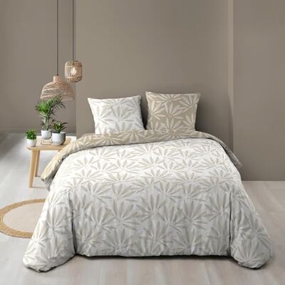 Douceur d'Intérieur , Malia 3-Piece Reversible Bedding Set (240 x 220 cm) 100% Cotton Douceur d'Intérieur , Malia 3-Piece Reversible Bedding Set (240 x 220 cm) 100% Cotton