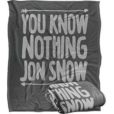 LOGOVISION GAME OF THRONES Blanket, 152 x 127 cm The Ygritte Slays Silky Touch Super Soft Throw Blanket LOGOVISION GAME OF THRONES Blanket, 152 x 127 cm The Ygritte Slays Silky Touch Super Soft Throw Blanket