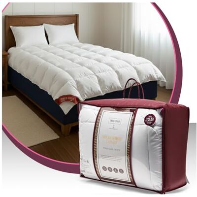 GC GAVENO CAVAILIA Super King Size Duvet 13.5 Tog AntiAllergy Hotel Quality Bedding Thick Microfiber Winter Quilt Soft Warm Coverless Comforter Heavy Superking Duvets (220x260 cm), White GC GAVENO CAVAILIA Super King Size Duvet 13.5 Tog AntiAllergy Hotel Quality Bedding Thick Microfiber Winter Quilt Soft Warm Coverless Comforter Heavy Superking Duvets (220x260 cm), White