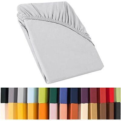 Perla Fitted Sheet - Cotton Jersey for Toppers Perla Fitted Sheet - Cotton Jersey for Toppers