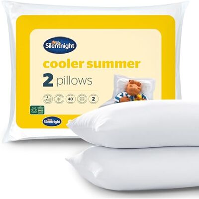 Silentnight Cooler Summer Pillow 2 Pack Silentnight Cooler Summer Pillow 2 Pack
