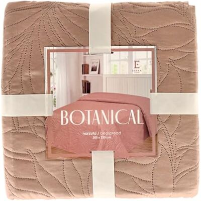 ESSEX Bedspread 200 x 220 cm, Ideal for Bedroom, Bed Throw Soft and Comfortable, Modern Quilting Botanical, Beige ESSEX Bedspread 200 x 220 cm, Ideal for Bedroom, Bed Throw Soft and Comfortable, Modern Quilting Botanical, Beige