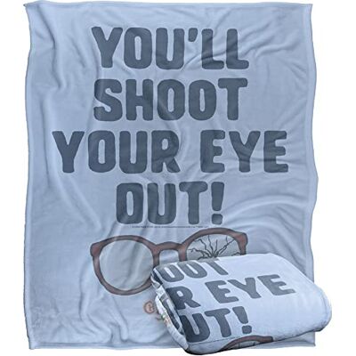 LOGOVISION A CHRISTMAS STORY Blanket, 152 x 127 cm You'll Shoot Your Eye Out Silky Touch Super Soft Throw Blanket LOGOVISION A CHRISTMAS STORY Blanket, 152 x 127 cm You'll Shoot Your Eye Out Silky Touch Super Soft Throw Blanket