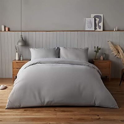 Silentnight Supersoft Duvet Cover Set - Single Double King Silentnight Supersoft Duvet Cover Set - Single Double King