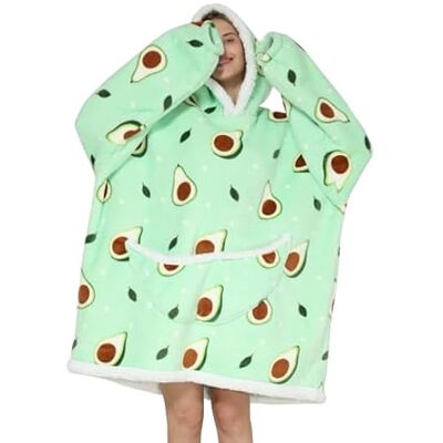 Everglamour Womens Clothing Hooded Blanket Adult Sized Costumes, Blue Everglamour Womens Clothing Hooded Blanket Adult Sized Costumes, Blue