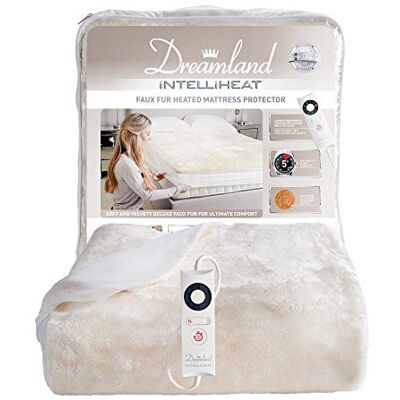 DREAMLAND - 16307 - Faux Fur - Heated Mattress Protector DREAMLAND - 16307 - Faux Fur - Heated Mattress Protector