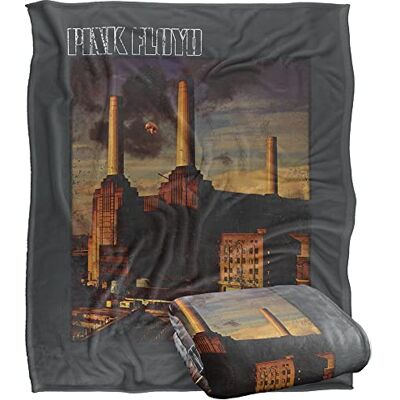 LOGOVISION Pink Floyd Faded Animals Silky Touch Super Soft Throw Blanket 152 X 127 Cm LOGOVISION Pink Floyd Faded Animals Silky Touch Super Soft Throw Blanket 152 X 127 Cm