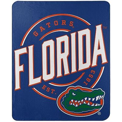 Northwest NCAA Florida Gators Fleece Throw Blanket, 50" x 60", Campaign Northwest NCAA Florida Gators Fleece Throw Blanket, 50" x 60", Campaign