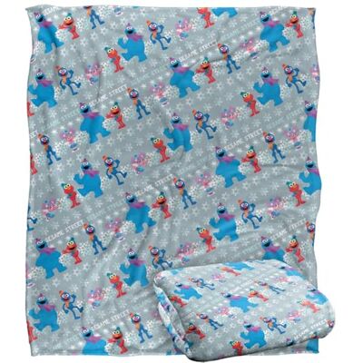 LOGOVISION Sesame Street Holiday Snow Character Pattern Silky Touch Super Soft Throw Blanket 152 X 127 Cm LOGOVISION Sesame Street Holiday Snow Character Pattern Silky Touch Super Soft Throw Blanket 152 X 127 Cm