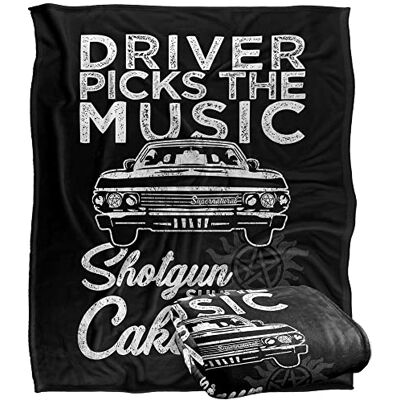 LOGOVISION SUPERNATURAL Driver Picks Music Officially Licensed Silky Touch Super Soft Throw Blanket 152 x 127 cm LOGOVISION SUPERNATURAL Driver Picks Music Officially Licensed Silky Touch Super Soft Throw Blanket 152 x 127 cm