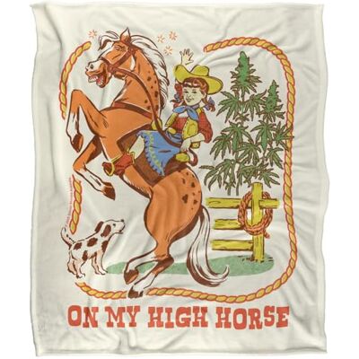 Steven Rhodes On My High Horse Silky Touch Super Soft Throw Blanket 152 X 127 Cm Steven Rhodes On My High Horse Silky Touch Super Soft Throw Blanket 152 X 127 Cm
