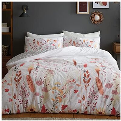 GC GAVENO CAVAILIA Tropical Leaves Bedding Set, Poly Cotton Floral Luxury Duvet Covers Double, Cosy Bed Comforter Cover, Multi-Meadow Floral (716761) GC GAVENO CAVAILIA Tropical Leaves Bedding Set, Poly Cotton Floral Luxury Duvet Covers Double, Cosy Bed Comforter Cover, Multi-Meadow Floral (716761)