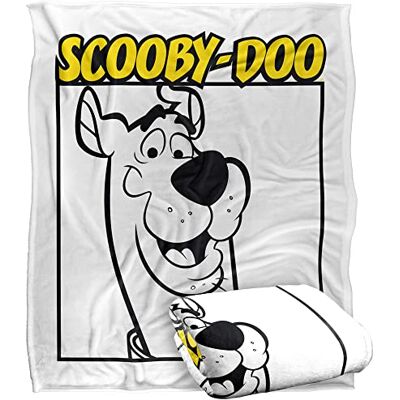 LOGOVISION SCOOBY DOO! Scooby Square Officially Licensed Silky Touch Super Soft Throw Blanket 152 x 127 cm LOGOVISION SCOOBY DOO! Scooby Square Officially Licensed Silky Touch Super Soft Throw Blanket 152 x 127 cm