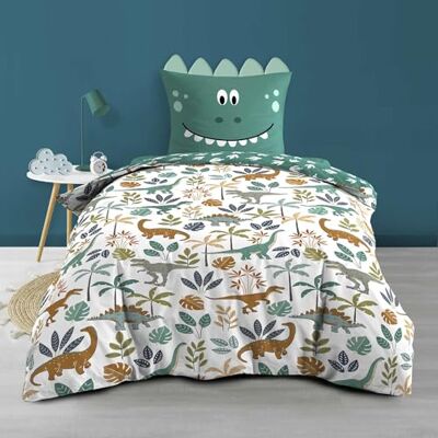 Douceur d'Intérieur , Reversible 2-Piece Bedding Set (140 x 200 cm) Dina2, 100% Cotton Douceur d'Intérieur , Reversible 2-Piece Bedding Set (140 x 200 cm) Dina2, 100% Cotton