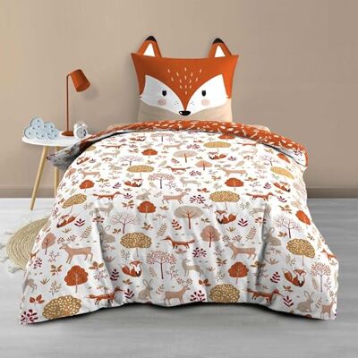 Douceur d'Intérieur , Reversible 2-Piece Bedding Set (140 x 200 cm) Roxy2, 100% Cotton Douceur d'Intérieur , Reversible 2-Piece Bedding Set (140 x 200 cm) Roxy2, 100% Cotton