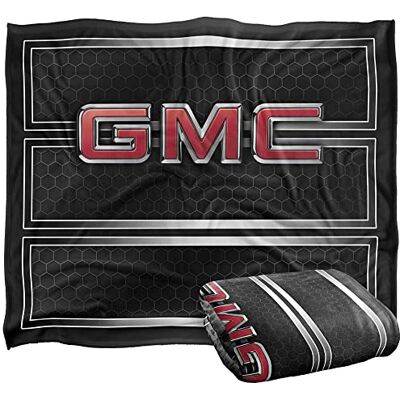 LOGOVISION GMC Blanket, 152 x 127 cm Front Grill Silky Touch Super Soft Throw Blanket LOGOVISION GMC Blanket, 152 x 127 cm Front Grill Silky Touch Super Soft Throw Blanket