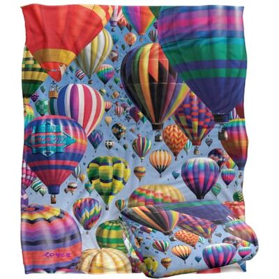 LOGOVISION Jq Licensing Royce Mcclure Hot Air Balloon Sky Silky Touch Super Soft Throw Blanket 152 X 127 Cm LOGOVISION Jq Licensing Royce Mcclure Hot Air Balloon Sky Silky Touch Super Soft Throw Blanket 152 X 127 Cm