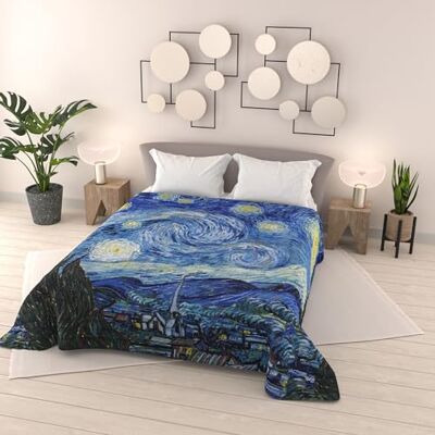 Italian Bed Linen SD09 Summer Quilt 100 g Dream of Author Made in Italy, Digital Print Quilted Bedspread 100% Polyester Microfibre, Double Bed Blanket 260 x 270 cm Italian Bed Linen SD09 Summer Quilt 100 g Dream of Author Made in Italy, Digital Print Quilted Bedspread 100% Polyester Microfibre, Double Bed Blanket 260 x 270 cm