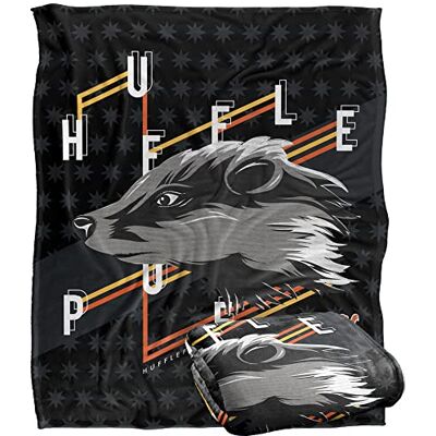 LOGOVISION HARRY POTTER Blanket, 152 x 127 cm Neo Industries Hufflepuff Silky Touch Super Soft Throw Blanket LOGOVISION HARRY POTTER Blanket, 152 x 127 cm Neo Industries Hufflepuff Silky Touch Super Soft Throw Blanket