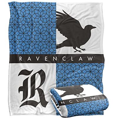 LOGOVISION HARRY POTTER Blanket, 152 x 127 cm House Pride Ravenclaw Silky Touch Super Soft Throw Blanket LOGOVISION HARRY POTTER Blanket, 152 x 127 cm House Pride Ravenclaw Silky Touch Super Soft Throw Blanket