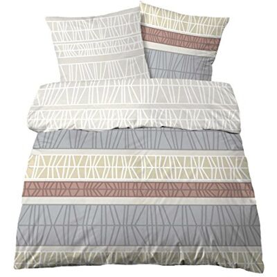 Traumhaft schlafen - Castell - Markenbettwäsche Traumhaft schlafen Castell – Markenbettwäsche 0036000 Flannelette Bed Linen Set with Pillowcase 1 x 155 x 220 cm and 1 x 80 cm Macchiato Traumhaft schlafen - Castell - Markenbettwäsche Traumhaft schlafen Castell – Markenbettwäsche 0036000 Flannelette Bed Linen Set with Pillowcase 1 x 155 x 220 cm and 1 x 80 cm Macchiato