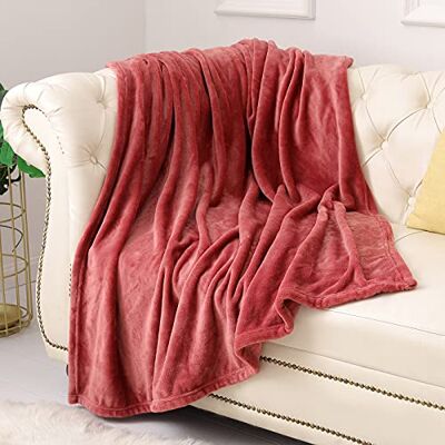 KMUSET Fleece Blanket Throw Size Coral Lightweight Super Soft Cozy Luxury Bed Blanket Microfiber KMUSET Fleece Blanket Throw Size Coral Lightweight Super Soft Cozy Luxury Bed Blanket Microfiber