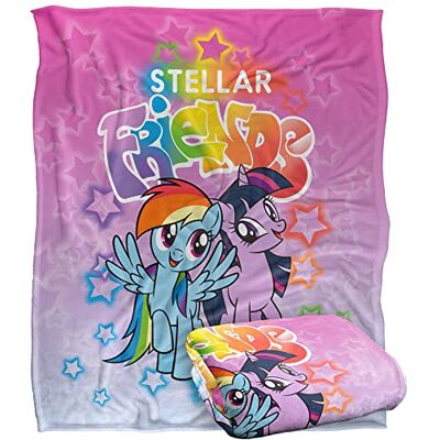 LOGOVISION My Little Pony Stellar Friends Silky Touch Super Soft Throw Blanket 152 X 127 Cm LOGOVISION My Little Pony Stellar Friends Silky Touch Super Soft Throw Blanket 152 X 127 Cm