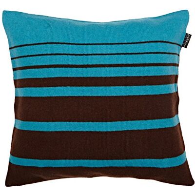DiLetto Casa 50 x 50 cm 80/ 20 Percent Lambswool/ Polyamide Decorative Pillow Tricot Throw, Turquoise DiLetto Casa 50 x 50 cm 80/ 20 Percent Lambswool/ Polyamide Decorative Pillow Tricot Throw, Turquoise