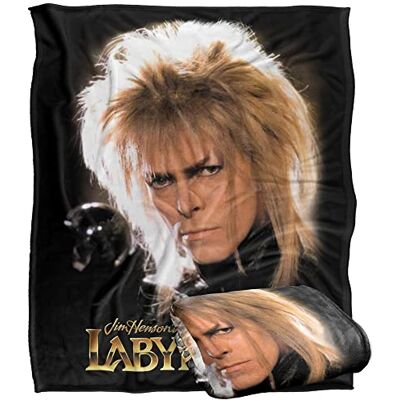 LOGOVISION Labyrinth Jareth Crystal Ball Silky Touch Super Soft Throw Blanket 152 X 127 cm, White LOGOVISION Labyrinth Jareth Crystal Ball Silky Touch Super Soft Throw Blanket 152 X 127 cm, White