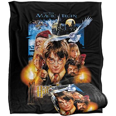 LOGOVISION HARRY POTTER Movie Poster Officially Licensed Silky Touch Super Soft Throw Blanket 152 x 127 cm LOGOVISION HARRY POTTER Movie Poster Officially Licensed Silky Touch Super Soft Throw Blanket 152 x 127 cm