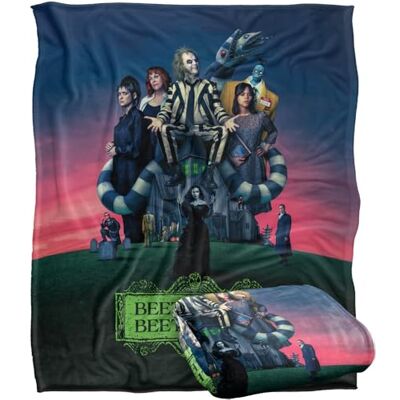 LOGOVISION BEETLEJUICE 2 (2024) Blanket, 152 x 127 cm Gangs All Here Silky Touch Super Soft Throw Blanket LOGOVISION BEETLEJUICE 2 (2024) Blanket, 152 x 127 cm Gangs All Here Silky Touch Super Soft Throw Blanket