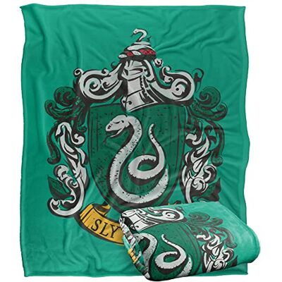 LOGOVISION HARRY POTTER Drawn Slytherin Crest Officially Licensed Silky Touch Super Soft Throw Blanket 152 x 127 cm LOGOVISION HARRY POTTER Drawn Slytherin Crest Officially Licensed Silky Touch Super Soft Throw Blanket 152 x 127 cm