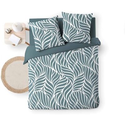 Douceur d'Intérieur , 3-Piece Bed Linen Set (260 x 240 cm) Morgane Blue, 100% Cotton Douceur d'Intérieur , 3-Piece Bed Linen Set (260 x 240 cm) Morgane Blue, 100% Cotton