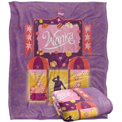 LOGOVISION Wonka (2023) Blanket, 152 x 127 cm Doorway to Imagination Silky Touch Super Soft Throw Blanket LOGOVISION Wonka (2023) Blanket, 152 x 127 cm Doorway to Imagination Silky Touch Super Soft Throw Blanket