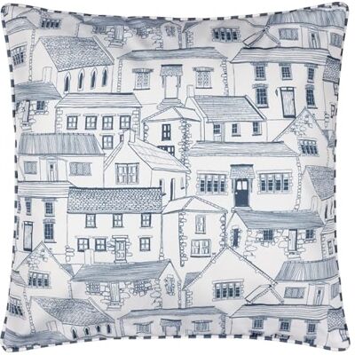 furn. Wylder Abersoch Town Polyester Filled Cushion – Reversible Outdoor Water Resistant Coastal House Piped Edge Decorative Pillow (Sail Blue 45x45cm) furn. Wylder Abersoch Town Polyester Filled Cushion – Reversible Outdoor Water Resistant Coastal House Piped Edge Decorative Pillow (Sail Blue 45x45cm)