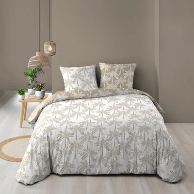 Douceur d'Intérieur , Oliana 3-Piece Reversible Bedding Set (240 x 220 cm) 100% Cotton Douceur d'Intérieur , Oliana 3-Piece Reversible Bedding Set (240 x 220 cm) 100% Cotton