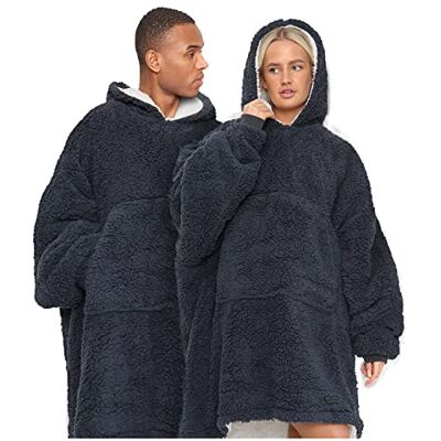 GC GAVENO CAVAILIA Teddy Hoodie Blanket Oversized Fleece Hooded Blanket Sweatshirt Extra Warm Comfortable Wearable Throw Blanket One Size Fit All GC GAVENO CAVAILIA Teddy Hoodie Blanket Oversized Fleece Hooded Blanket Sweatshirt Extra Warm Comfortable Wearable Throw Blanket One Size Fit All