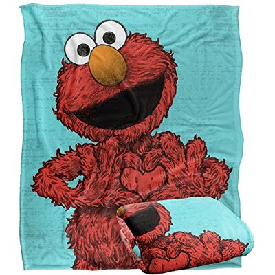 LOGOVISION Sesame Street Elmo Painted Officially Licensed Silky Touch Super Soft Throw Blanket 152 x 127 cm LOGOVISION Sesame Street Elmo Painted Officially Licensed Silky Touch Super Soft Throw Blanket 152 x 127 cm