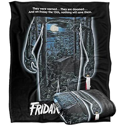 LOGOVISION FRIDAY THE 13TH Blanket, 152 x 127 cm, Poster, Silky Touch Super Soft Throw Blanket LOGOVISION FRIDAY THE 13TH Blanket, 152 x 127 cm, Poster, Silky Touch Super Soft Throw Blanket