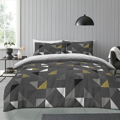 GC GAVENO CAVAILIA Printed Duvet, Reversible Bed Set, Polycotton Quilt Covers, Marco-Grey, King GC GAVENO CAVAILIA Printed Duvet, Reversible Bed Set, Polycotton Quilt Covers, Marco-Grey, King