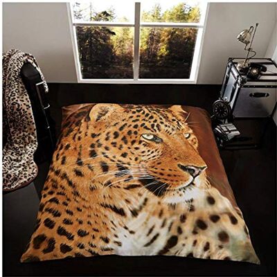 GC GAVENO CAVAILIA Easy Care 3D Wildlife Animal Throw, Luxury Soft & Cosy Printed Light Weight Sofa Settee Blanket, Leopard, 200X240 GC GAVENO CAVAILIA Easy Care 3D Wildlife Animal Throw, Luxury Soft & Cosy Printed Light Weight Sofa Settee Blanket, Leopard, 200X240