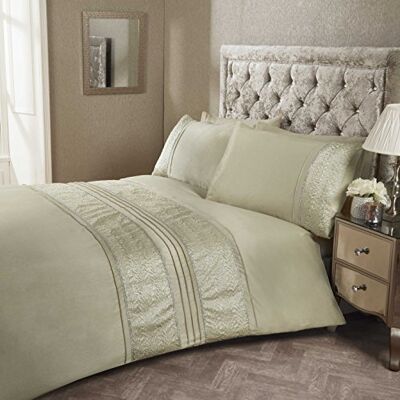 Rapport Home Rapport Aurora Duvet Set, Superking, Polyester-Cotton, Gold, Super-King Rapport Home Rapport Aurora Duvet Set, Superking, Polyester-Cotton, Gold, Super-King