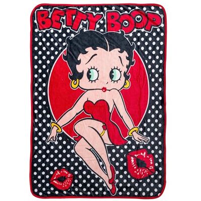 Buffalo Betty Boop Fleece Plush Throw Blanket, Soft Cozy, 45 x 60in King Features, 114 x 152 cm, Pink, Red, 180 GSM, Lightweight Buffalo Betty Boop Fleece Plush Throw Blanket, Soft Cozy, 45 x 60in King Features, 114 x 152 cm, Pink, Red, 180 GSM, Lightweight